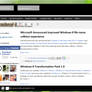 W8 Immersive UI Web Browser