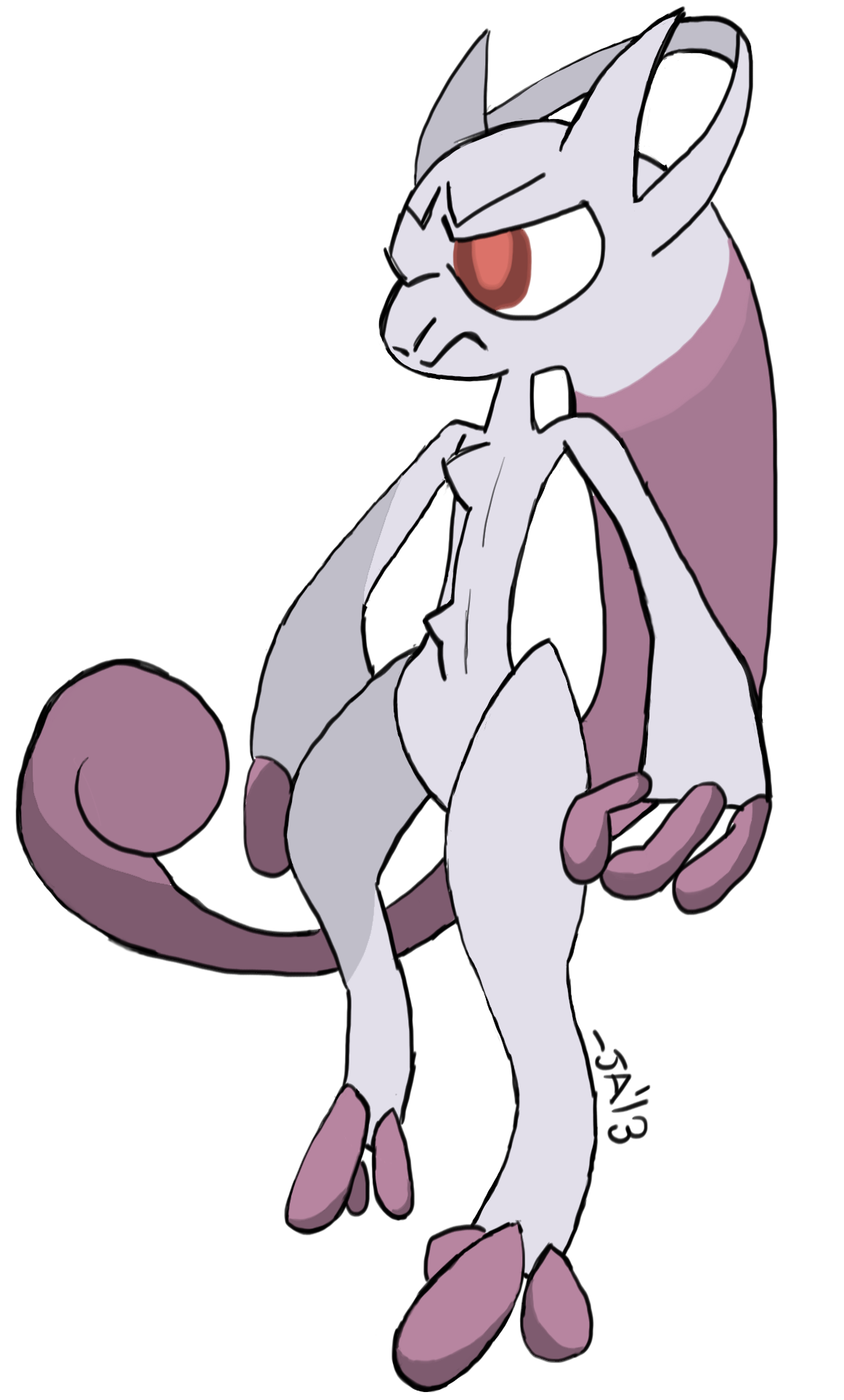 Mega Mewtwo Y by Je55ey on DeviantArt