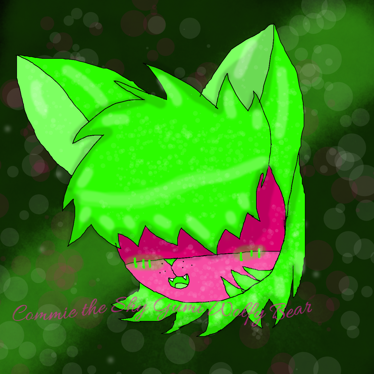 Commie the Shy Gumi Wolfy Bear by ToyDKFazbear on DeviantArt