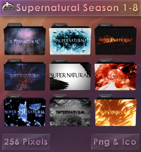 Supernatural Season 1-8 [Folder Icons]