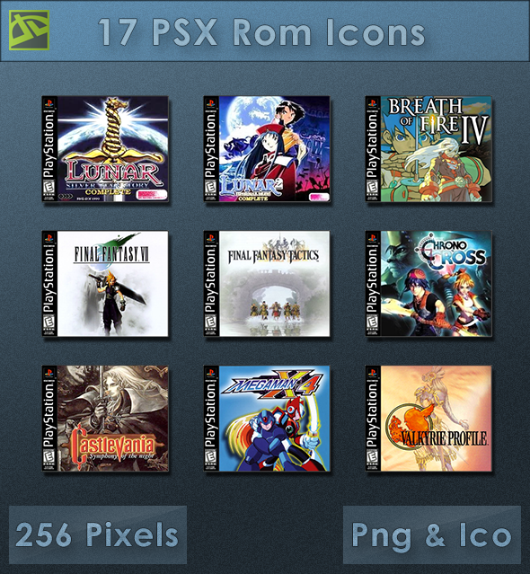 PSX Roms Case Icons , PSX, Final Fantasy transparent background PNG clipart