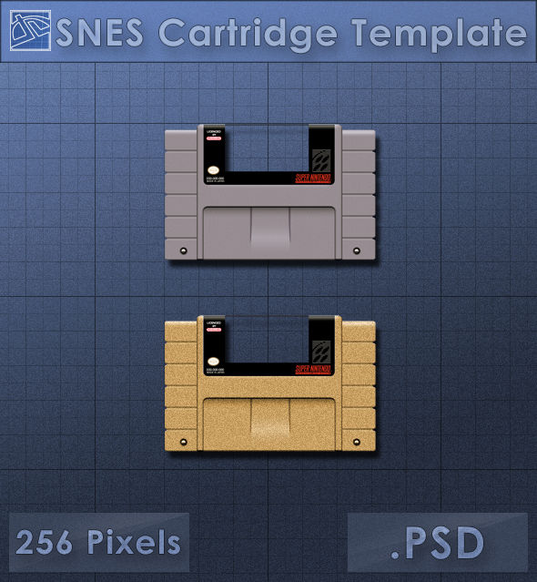 SNES Cartridge Icon [Template] by VoidSentinel on DeviantArt