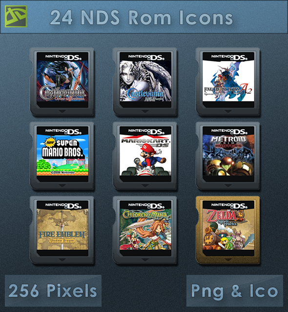 NDS Roms [Cartridge Icons]