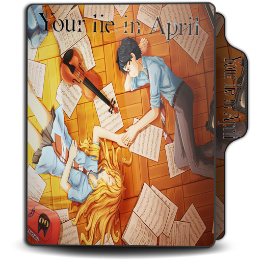 Your Lie In april v3 folder icon by AhmedFarouk20 on DeviantArt