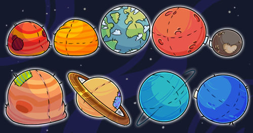 planet plushies