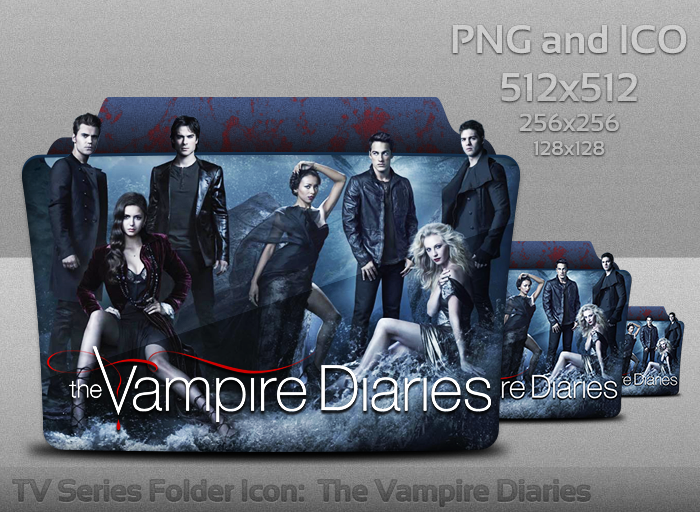 The Vampire Diaries Folder Icon by atty12 on DeviantArt
