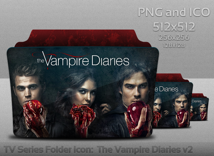 The Vampire Diaries v2 Folder Icon by atty12 on DeviantArt