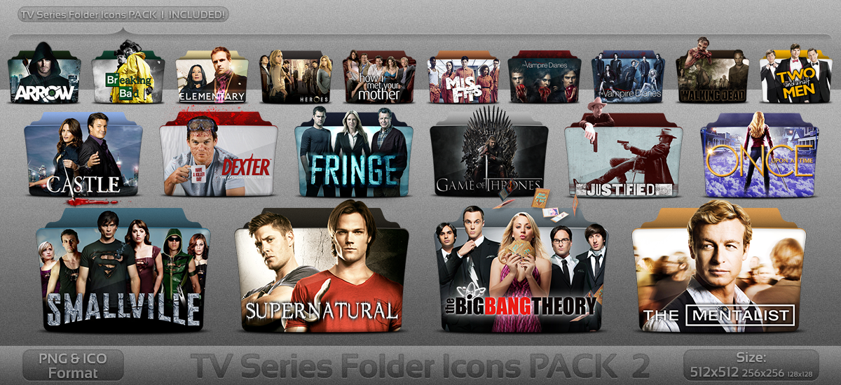 TV Series folder icons PACK 2