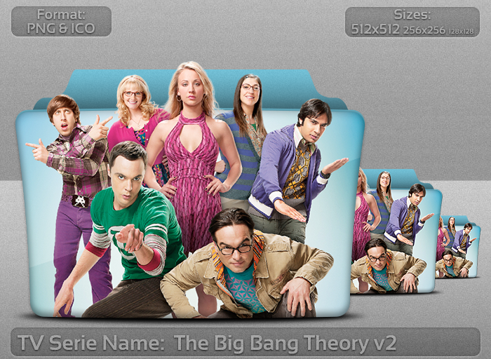 The Big Bang Theory v2 - Tv Series Folder Icon