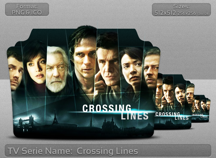 Crossing Lines - Tv Series Folder Icon