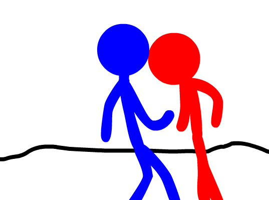 Red Stickman punches Blue Stickman Animation :D by AxxelTheWolf on  DeviantArt