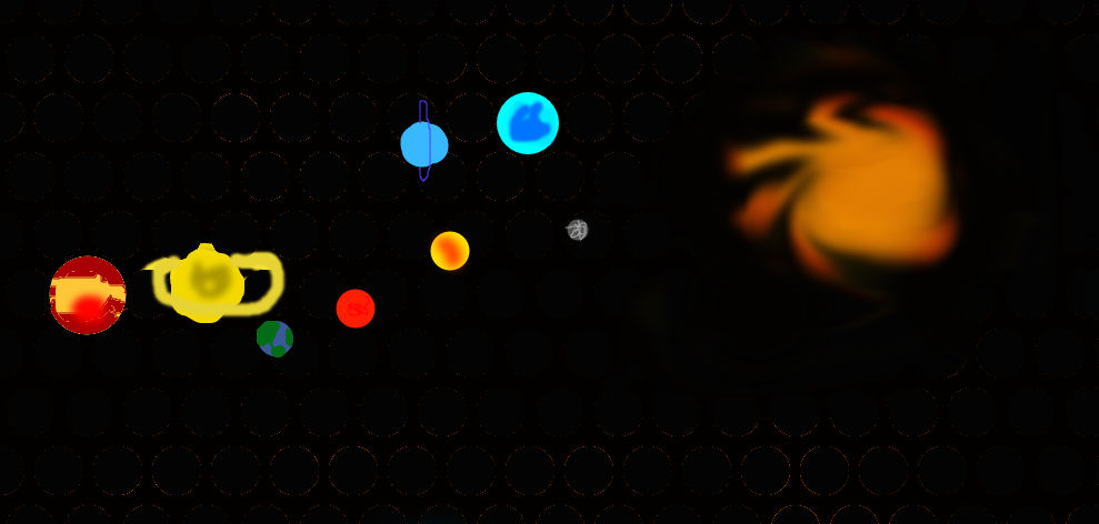 Planets and the sun by DragonsOnlinePlayer on DeviantArt