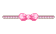 Pink Bow Divider by lexypuppy228