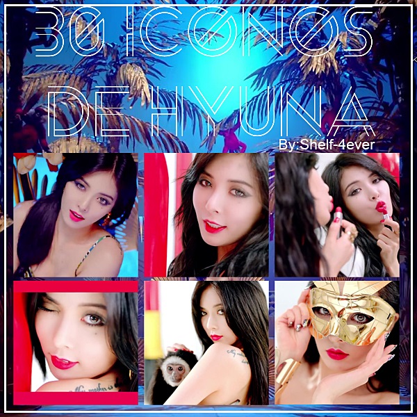 Pack de iconos de Hyuna (4Minute)