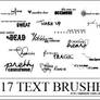 17 Text Brushes