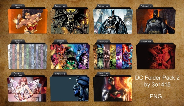 DC Comics Folder Pack 2