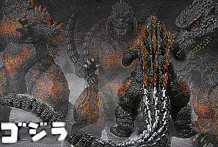 Monsterart's Burning Godzilla wallpaper