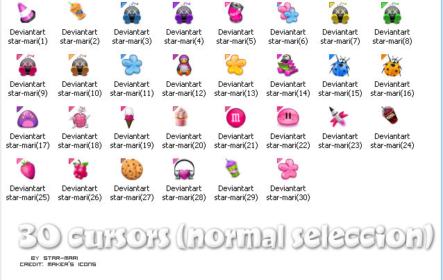 Cursors by star-mari on DeviantArt