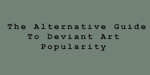 The Deviantart Popularity