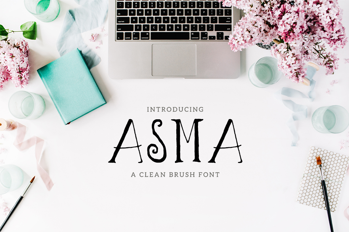 Asma Brush Font