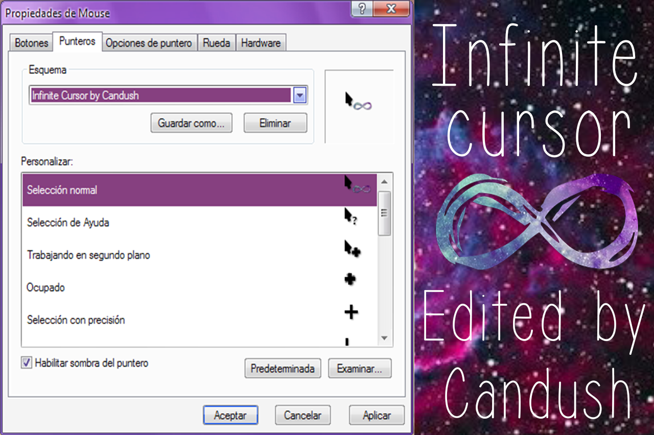 Infinite cursor by Candush.