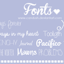 Fonts by Candush