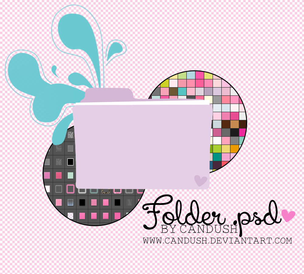 Folder .psd - By, Candush