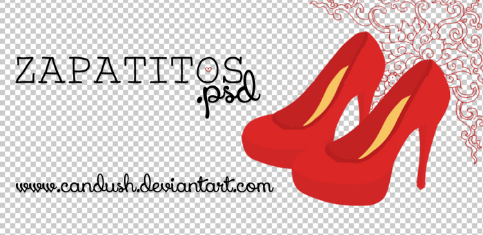 Zapatitos .psd - By, Candush