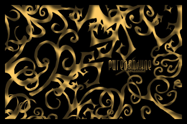 Dark Swirls Brush Set