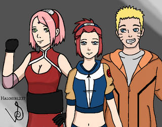 Uzumaki Family by halogirl237