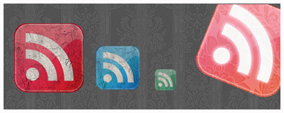 Grunge Style Rss Feed Icons