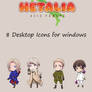 Hetalia Desktop Icons