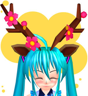 MMD - Sawsbuck Ears + Antlers + DL