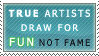 True Artist Stamp