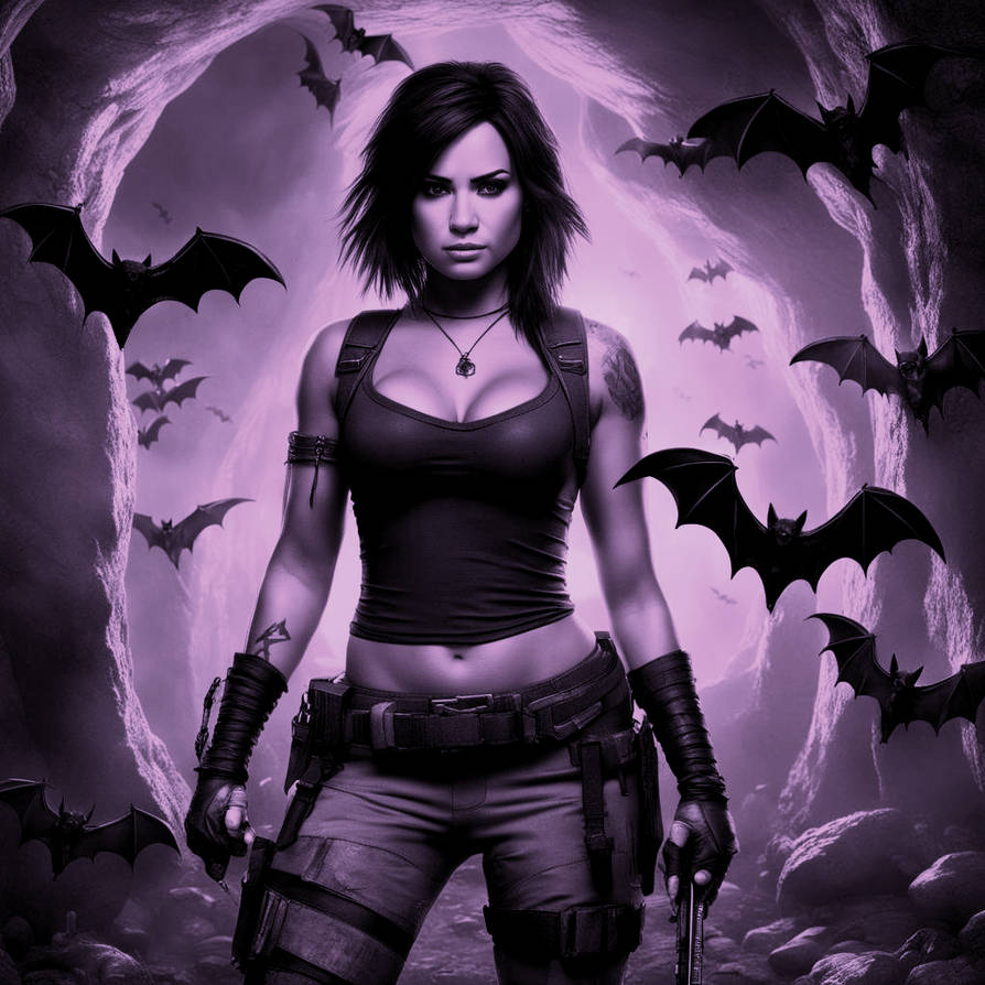 Demi Lovato as Lara Croft by Wolf88vv on DeviantArt