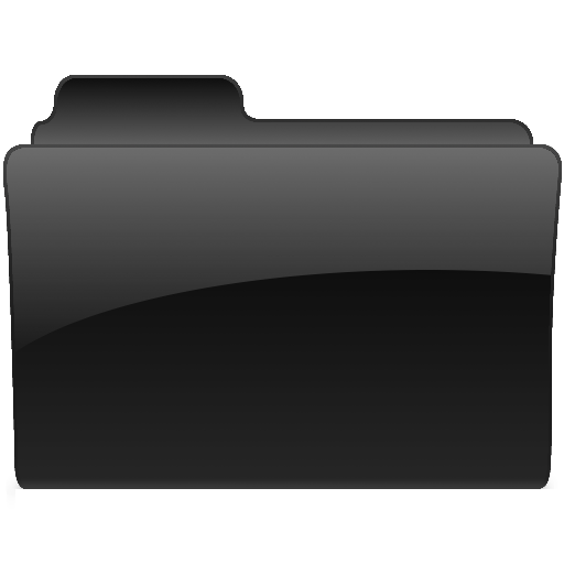 Black 2024 folder icon