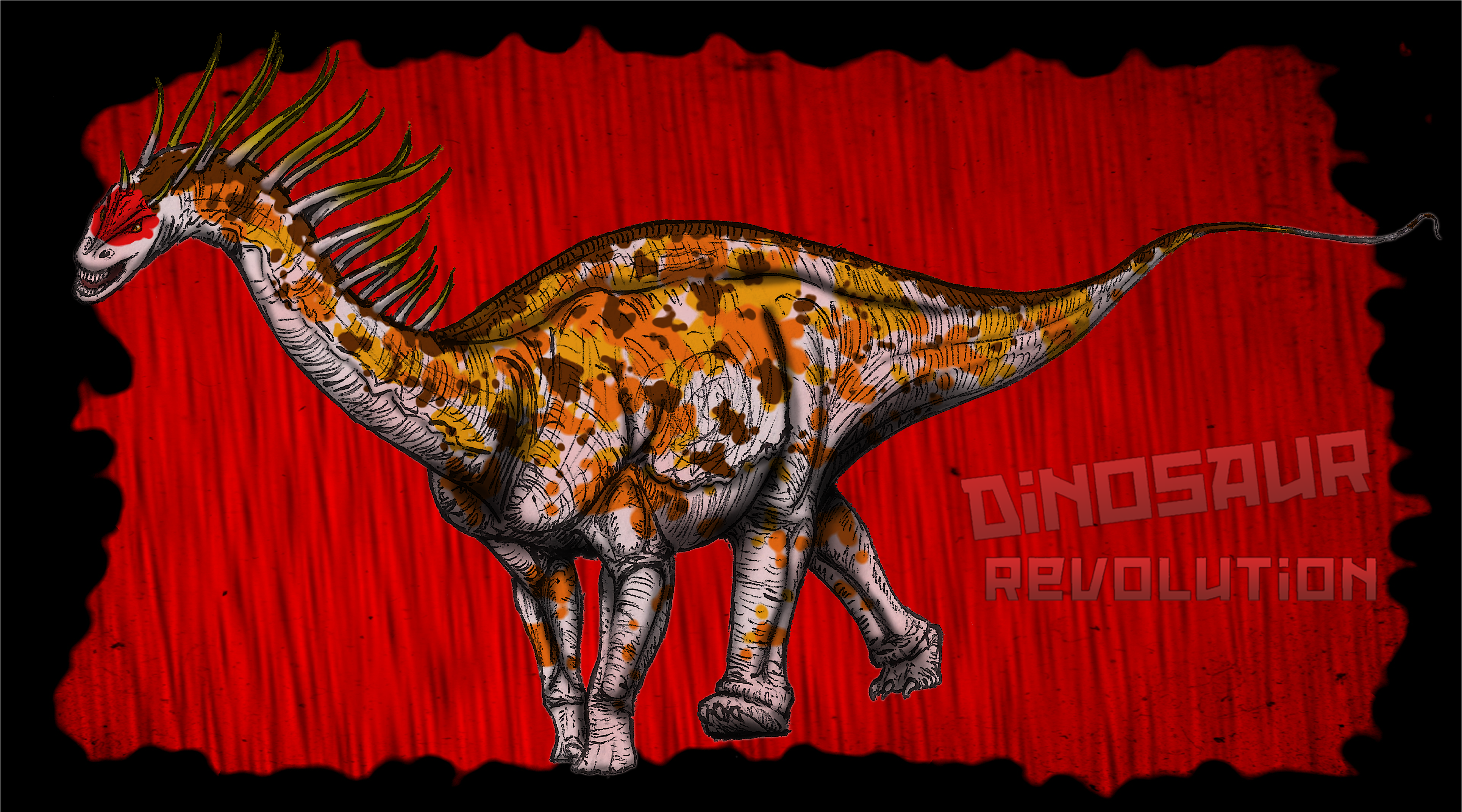 Dinovember day 10 - Amargasaurus by kingrexy on DeviantArt