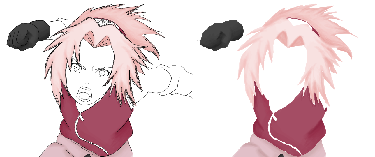 Digital Sakura Haruno - Progress