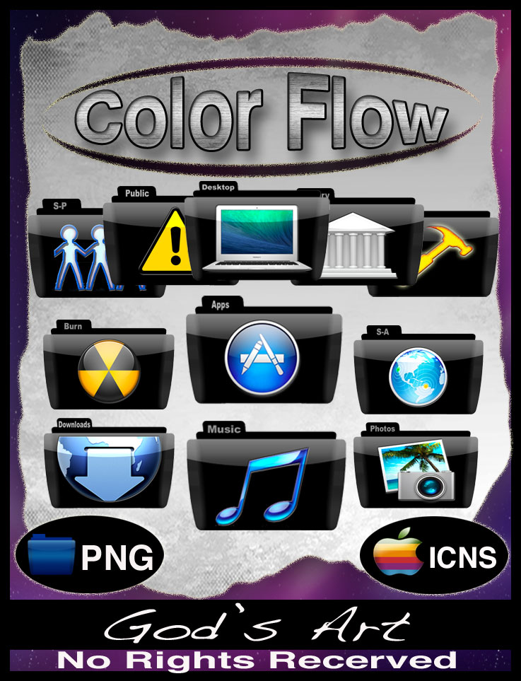Black folders colorflow by Sebbiegod on DeviantArt