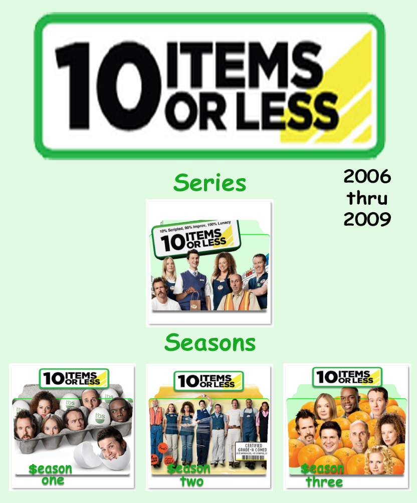 10 Items or Less series and season folder icons by Vamps1 on DeviantArt
