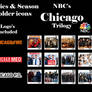 NBC's Chicago Trilogy series and season icons