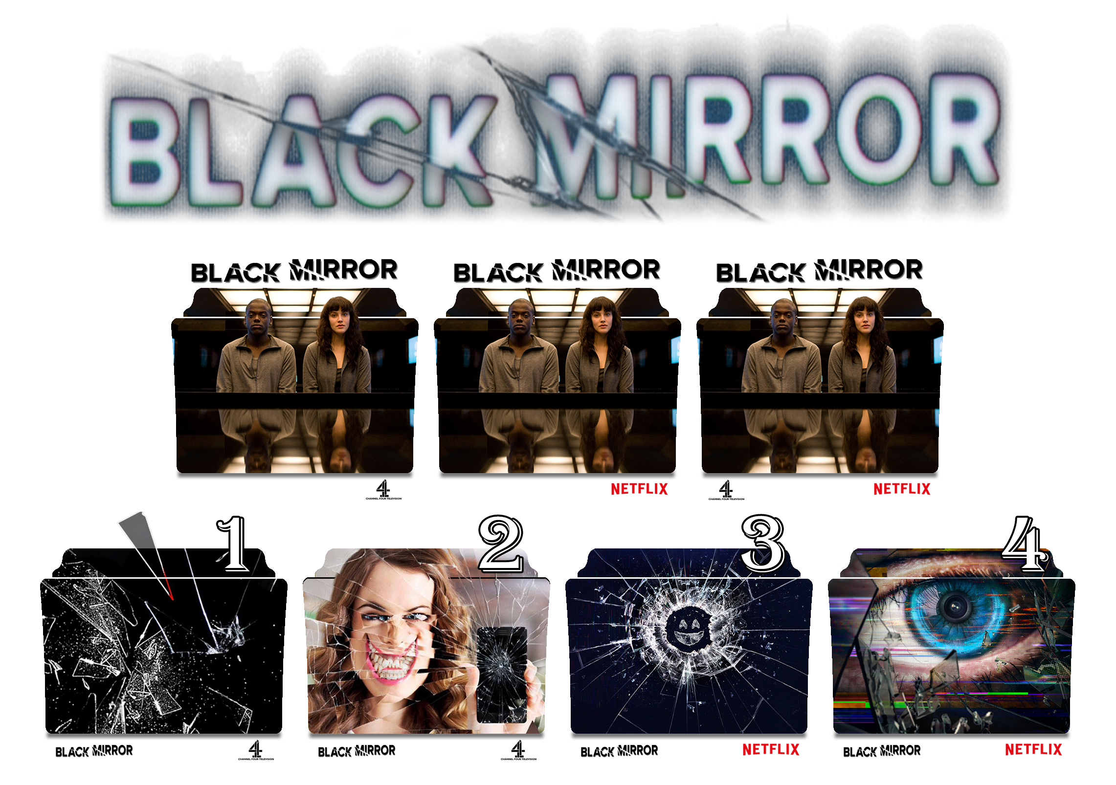 Black Mirror series and season folder icons