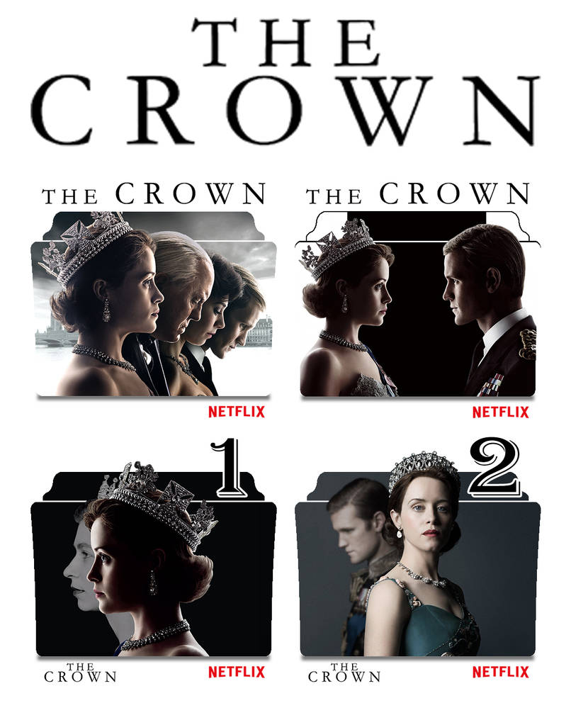 The Crown series and season folder icons by Vamps1 on DeviantArt