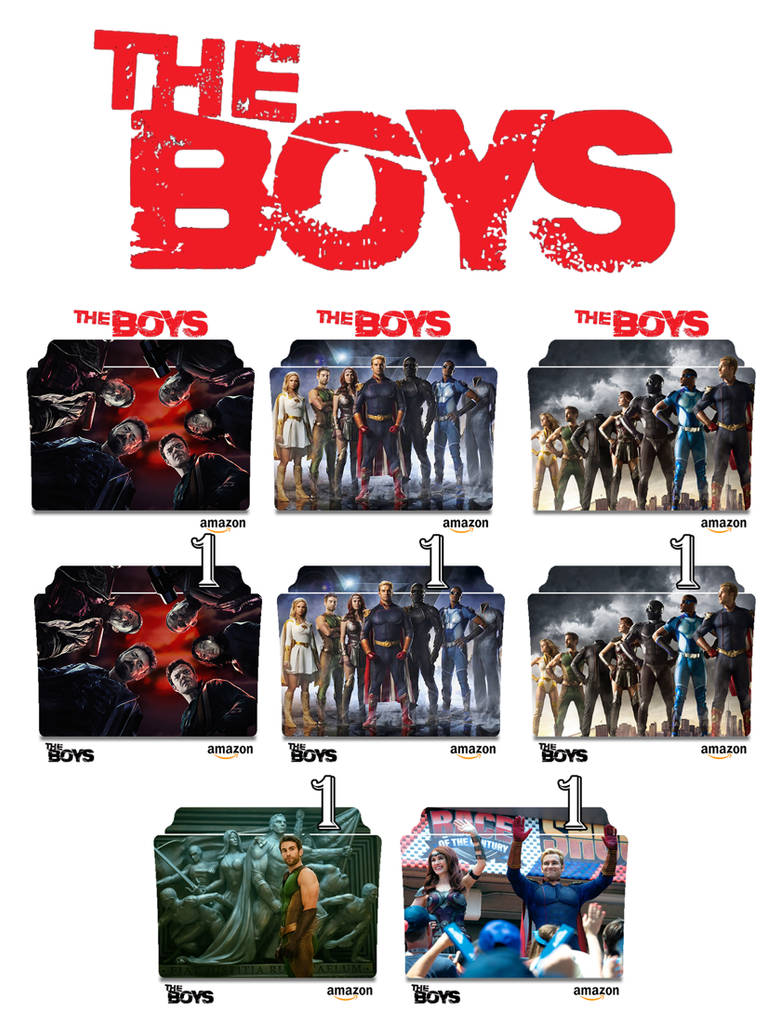 The Boys series and season folder icons by Vamps1 on DeviantArt