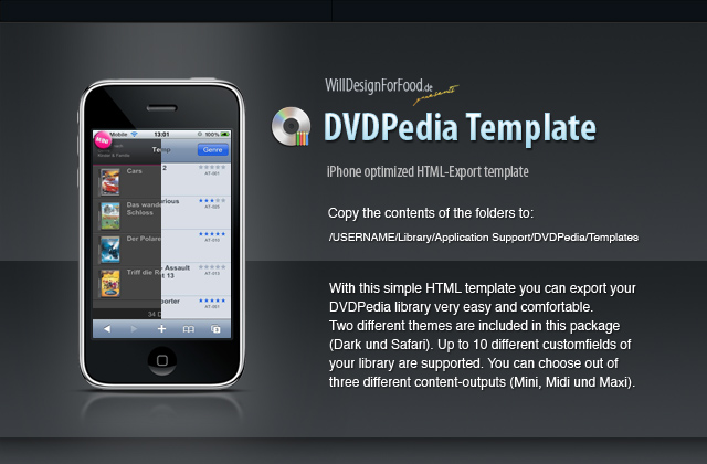 DVDpedia Template for iPhone