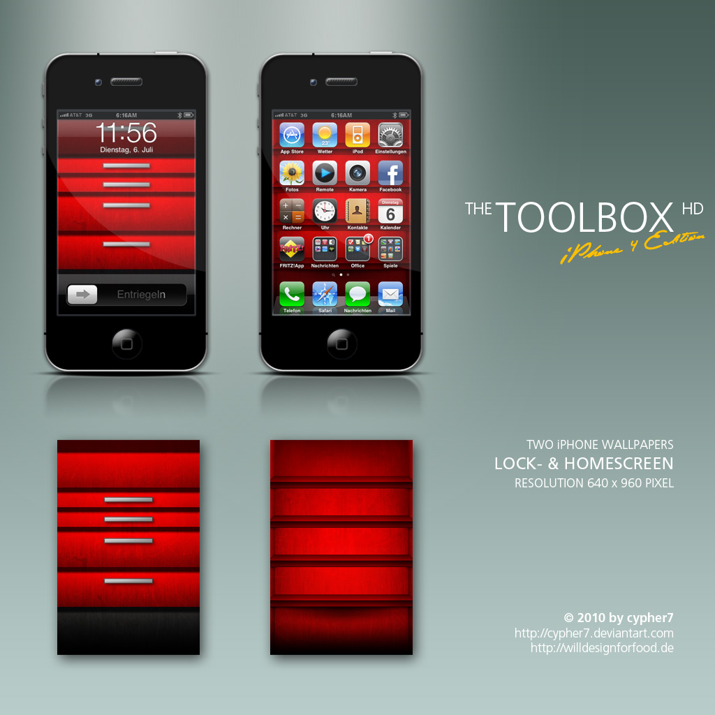 The Toolbox HD iPhone 4 by cypher7