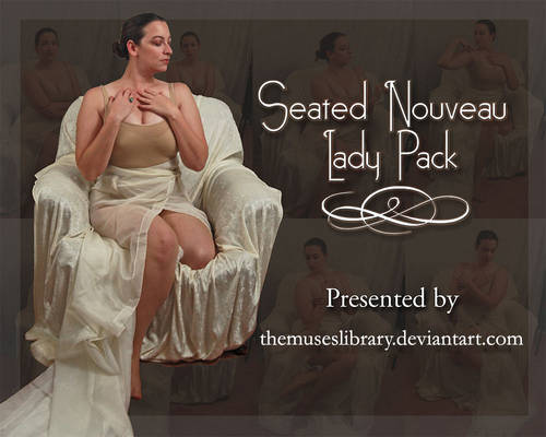 Seated Nouveau Lady PACK 1