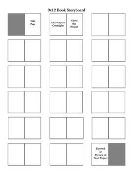 9x12 Book Planning Storyboards