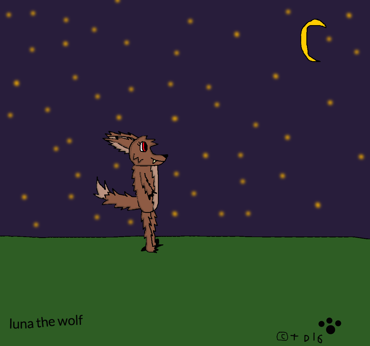 luna the wolf by tailsdoll16 on DeviantArt
