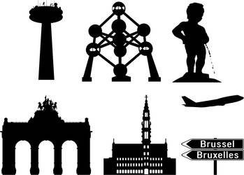 Brussels in silhouettes